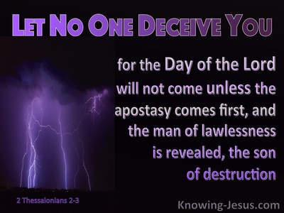 2 Thessalonians 2:3 The Day Of The Lord (purple)